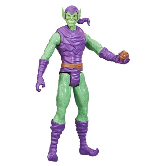 Marvel Titan Hero Green Goblin figure pose promotes imaginative play.