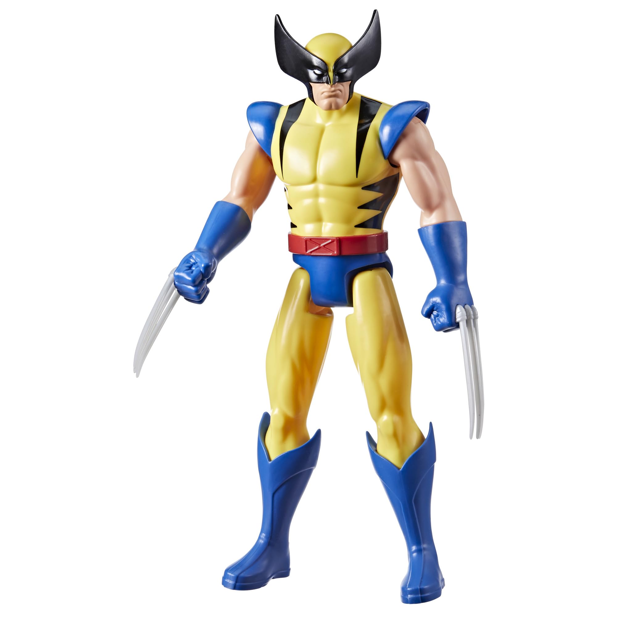 Marvel Titan Hero Series Wolverine 12-inch front view for display and play