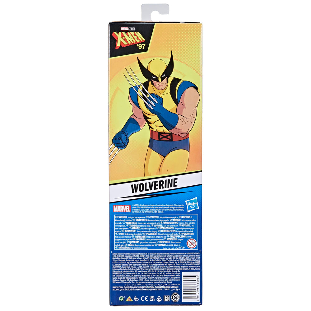 Marvel Titan Hero Series Wolverine figure for action-packed X-Men adventures