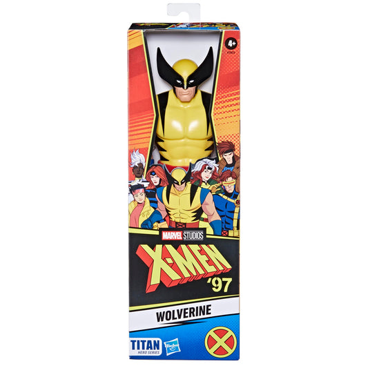 Marvel Titan Hero Series Wolverine retractable claws pose for dynamic action