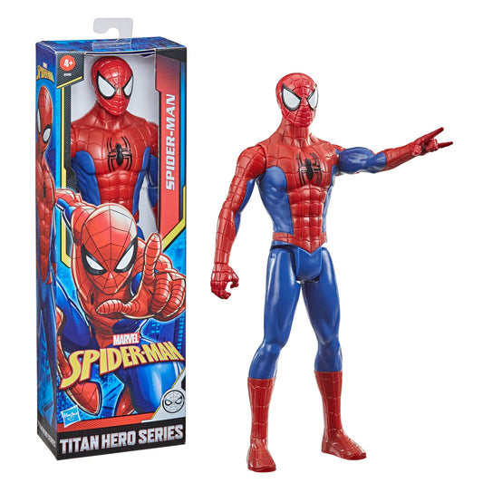 Marvel Titan Hero Spider-Man figure with sounds and phrases for immersive role-play.