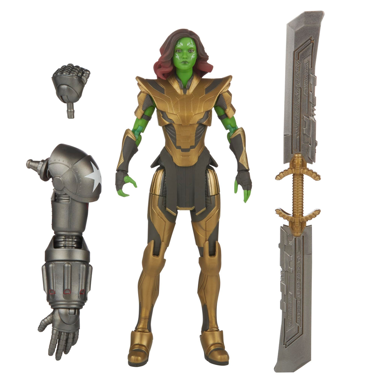 Marvel Warrior Gamora figure front view for display and collection