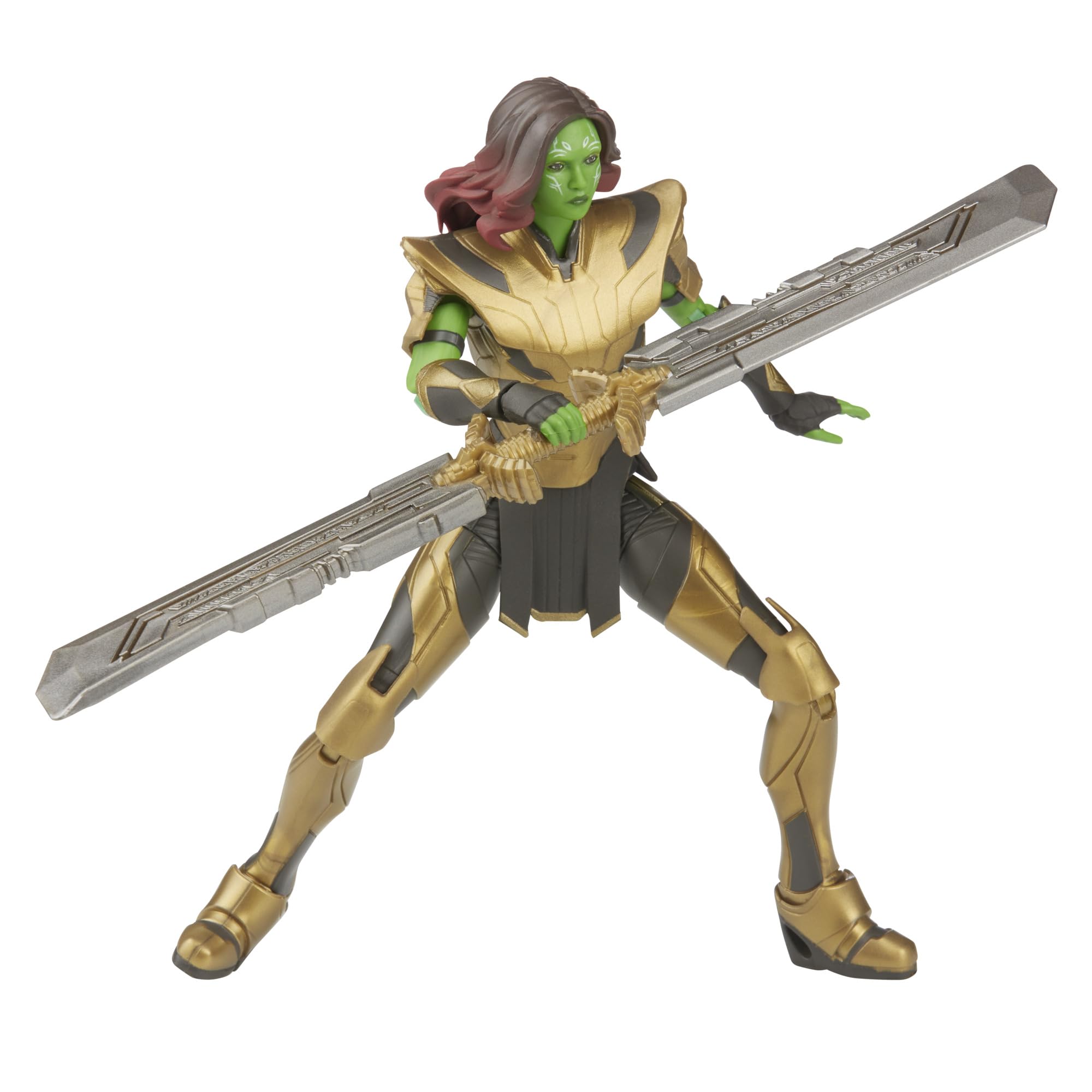Marvel Warrior Gamora figure packaging kit features premium Marvel Legends branding