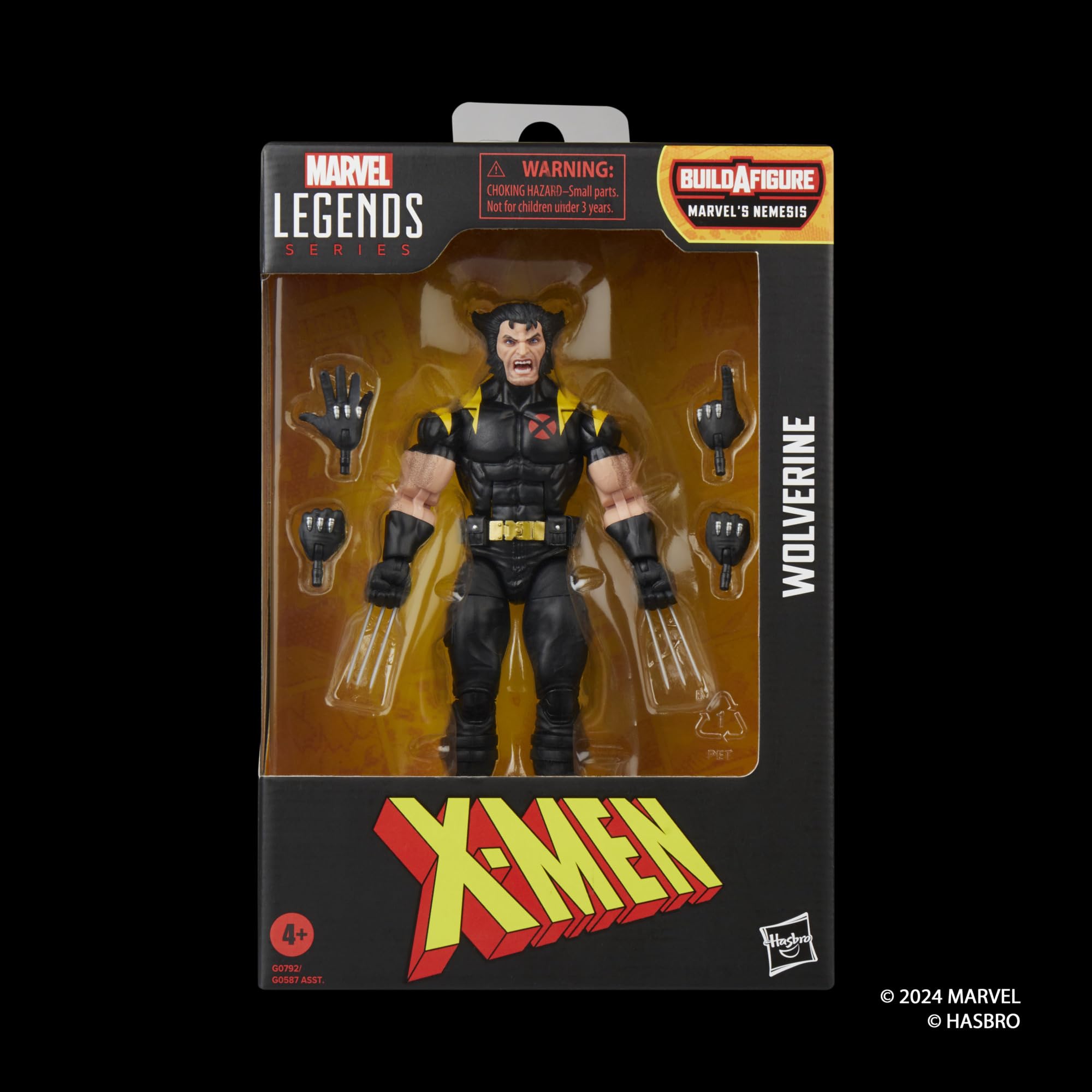 Marvel Wolverine figure, 6-inch scale, perfect for dynamic pose layouts.