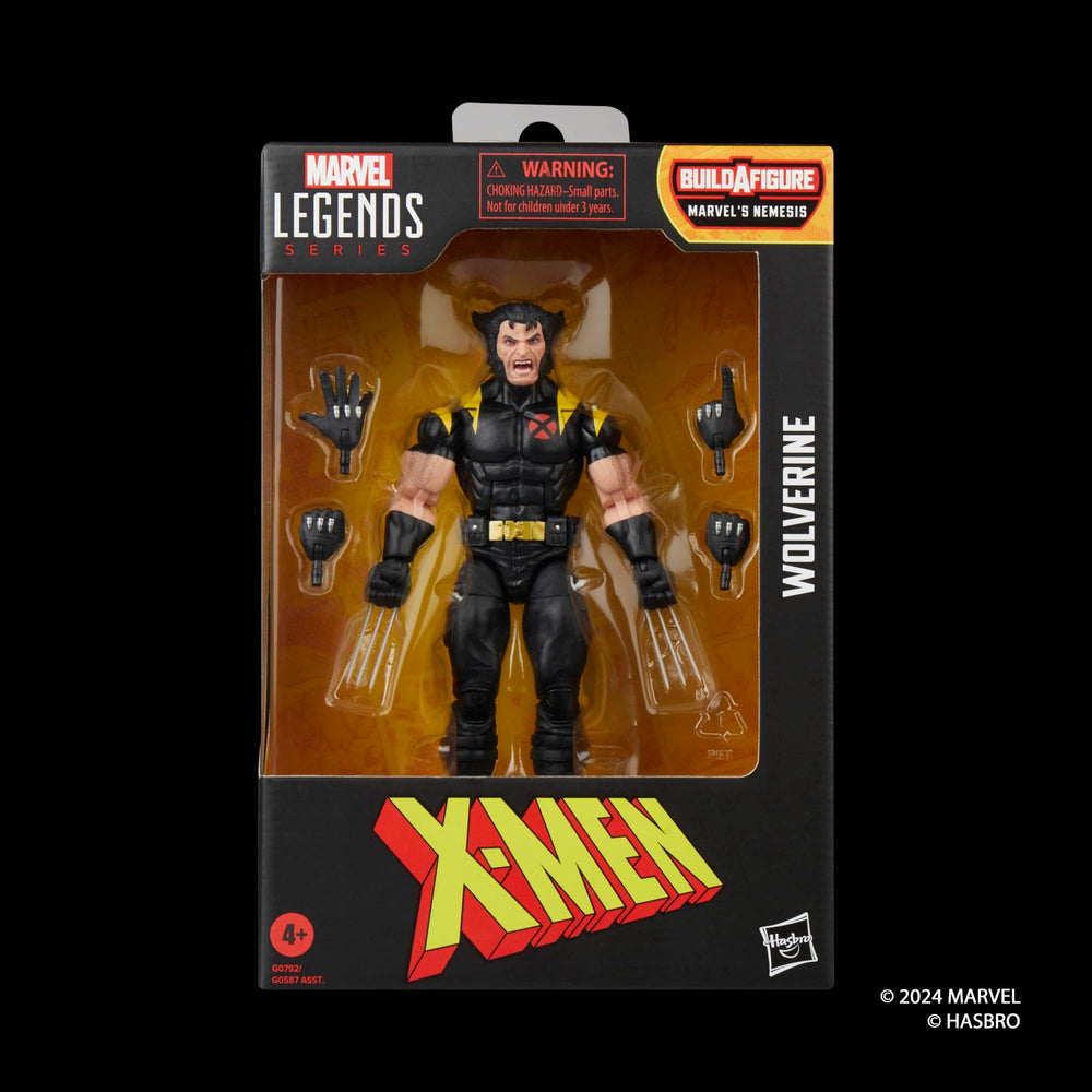 Marvel Wolverine figure, 6-inch scale, perfect for dynamic pose layouts.