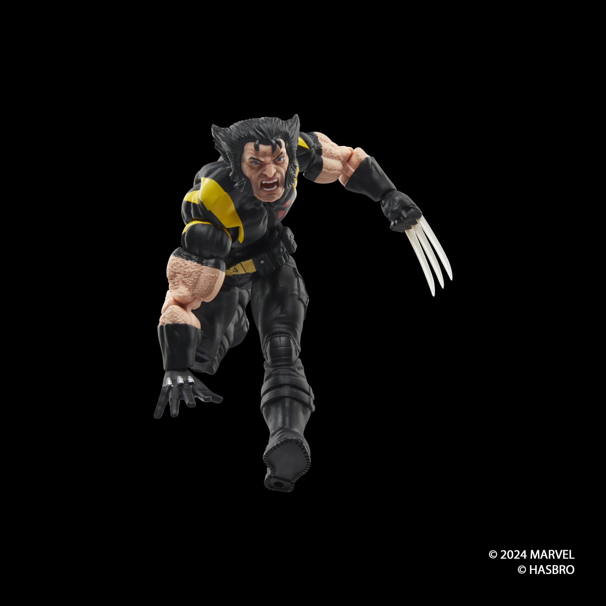 Marvel Wolverine figure with alternate hands, expands poseability for scenes.