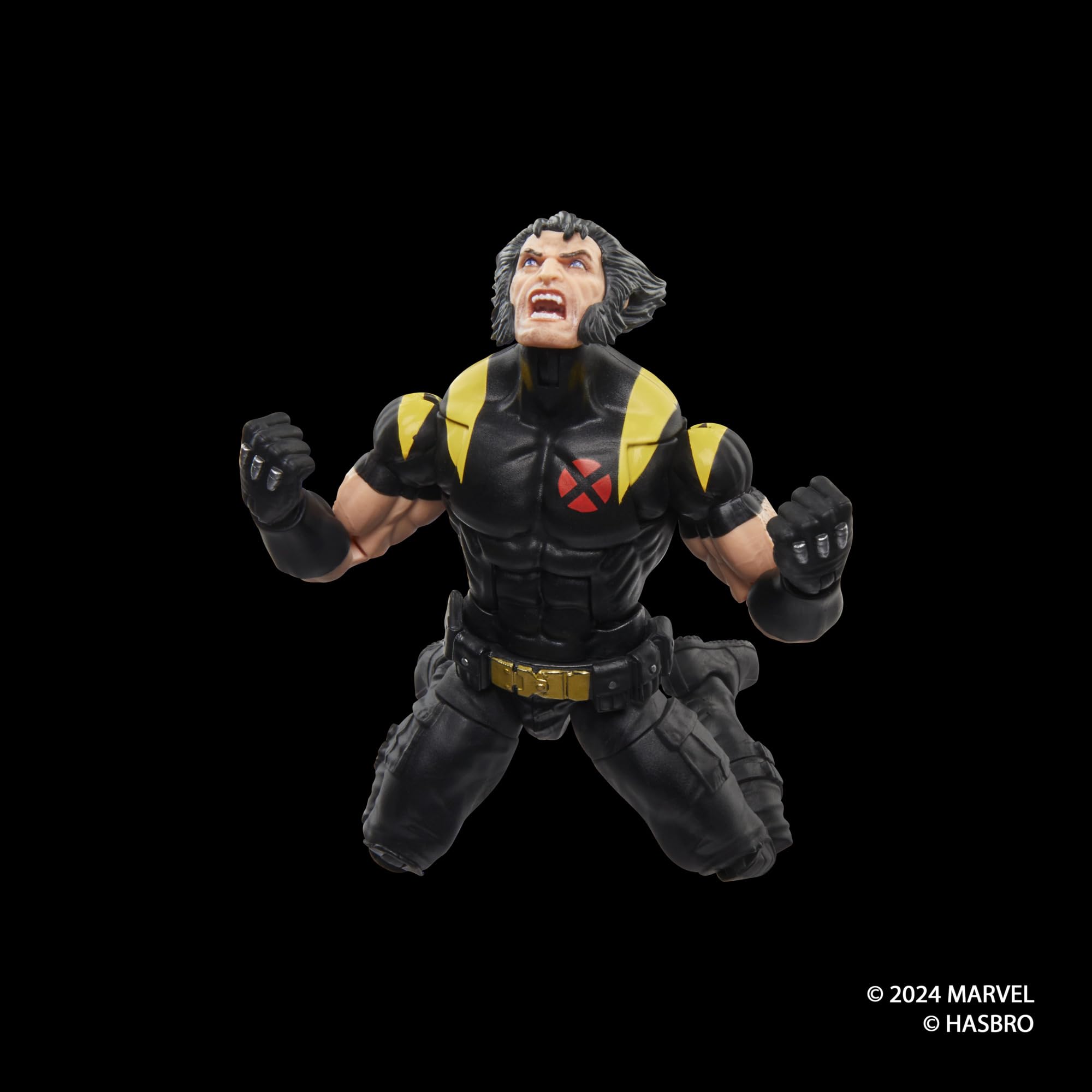 Marvel Wolverine figure, dynamic articulation, supports action poses and dioramas.