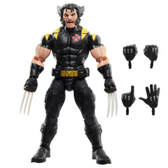 Marvel Wolverine figure, front view, ideal for display in a superhero collection.