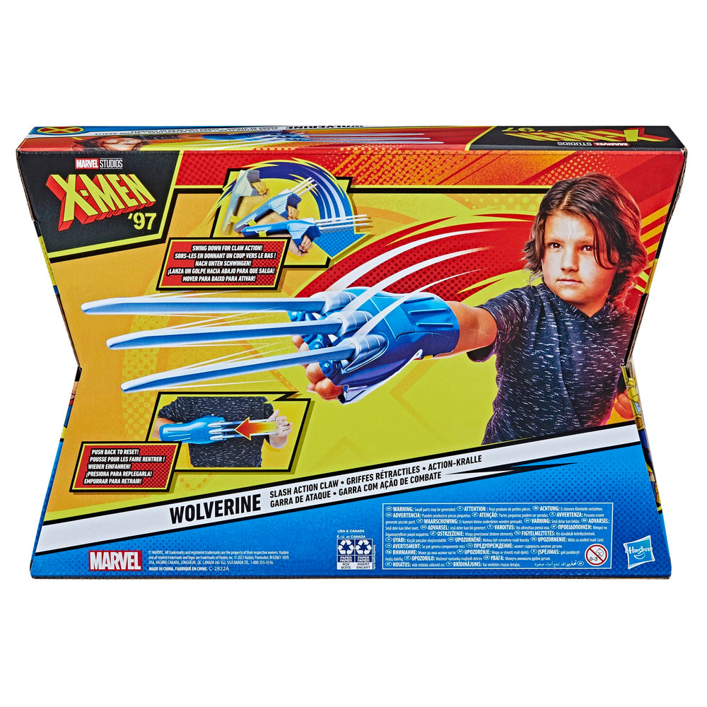 Marvel Wolverine Slash Action Claw retractable claws for quick action and pretend combat.