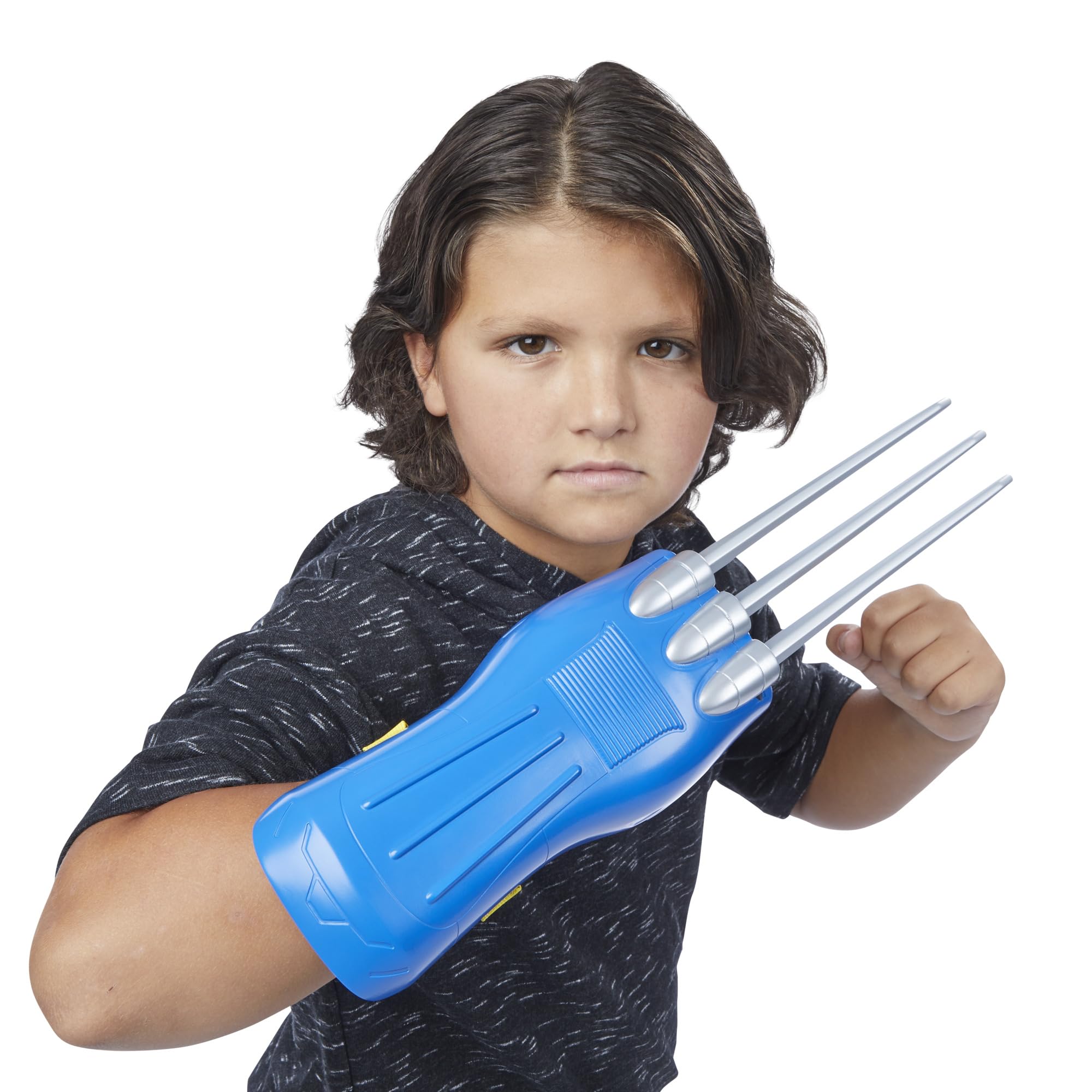 Marvel Wolverine Slash Action Claw wrist strap ensures a secure fit during adventures.