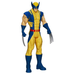 Marvel Wolverine Titan Hero 12-inch figure in dynamic action pose for kids' play.