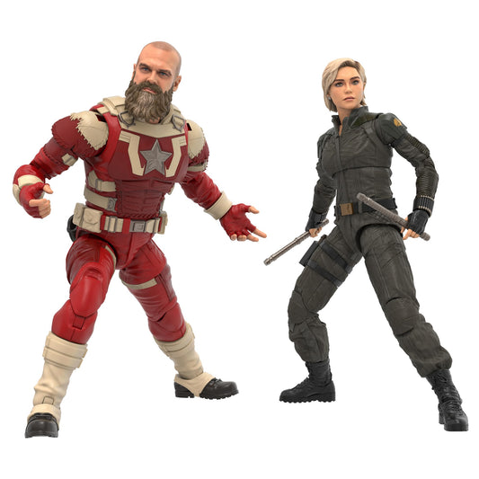 Marvel Yelena Belova figure front view showcasing cinematic details for display
