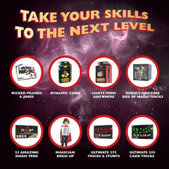 Marvin's Magic age 8 plus emblem, suitable for young performers to build confidence.