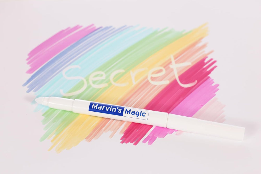 Creative drawing activity with Marvin's Magic color-changing pens