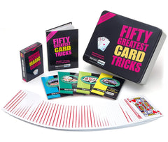Marvin's Magic fifty greatest card tricks deck cover, a premium setup for impressive performances.