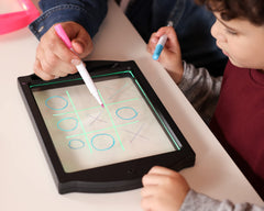 Marvin's Glow Art see-through screen for tracing glowing pictures.