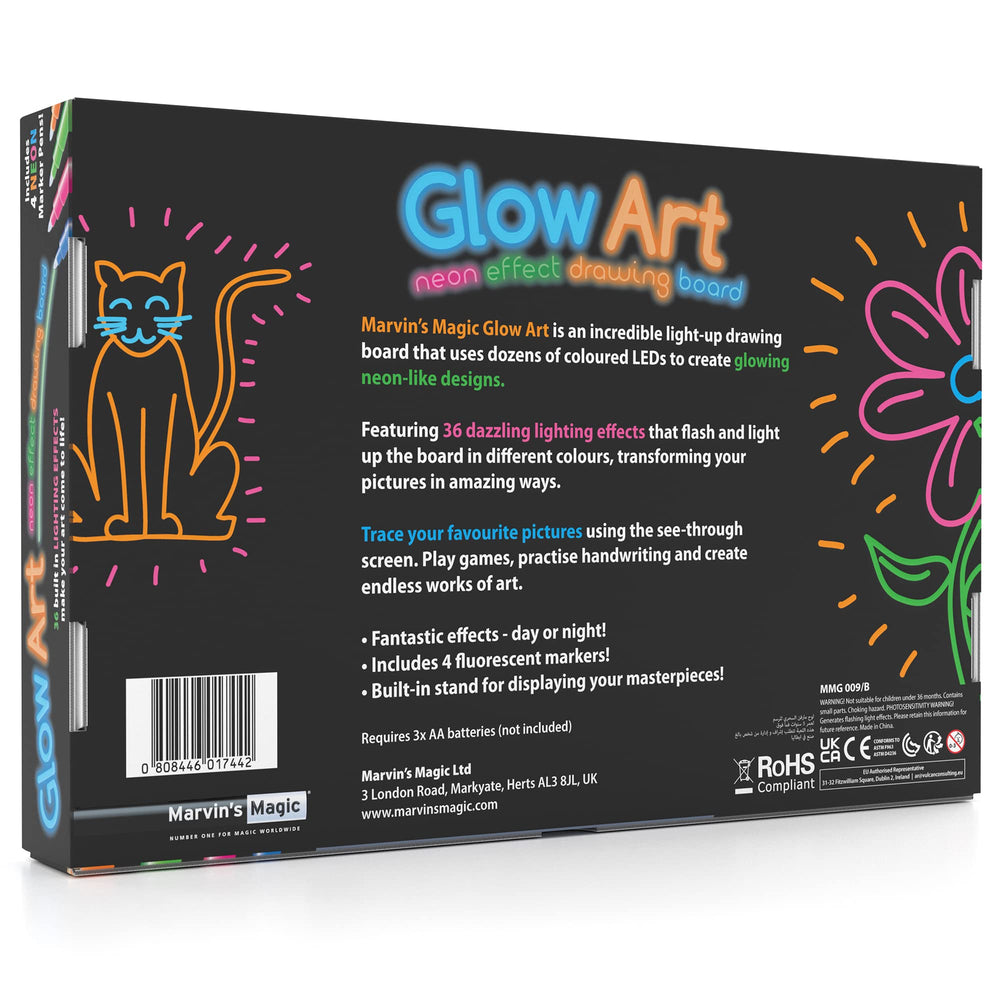 Marvin's Magic Glow Art travel-friendly design for on-the-go creativity.