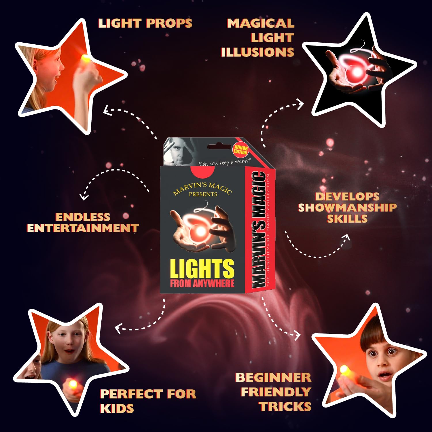 Marvin's Magic Lights From Anywhere JR red light vanishes and returns