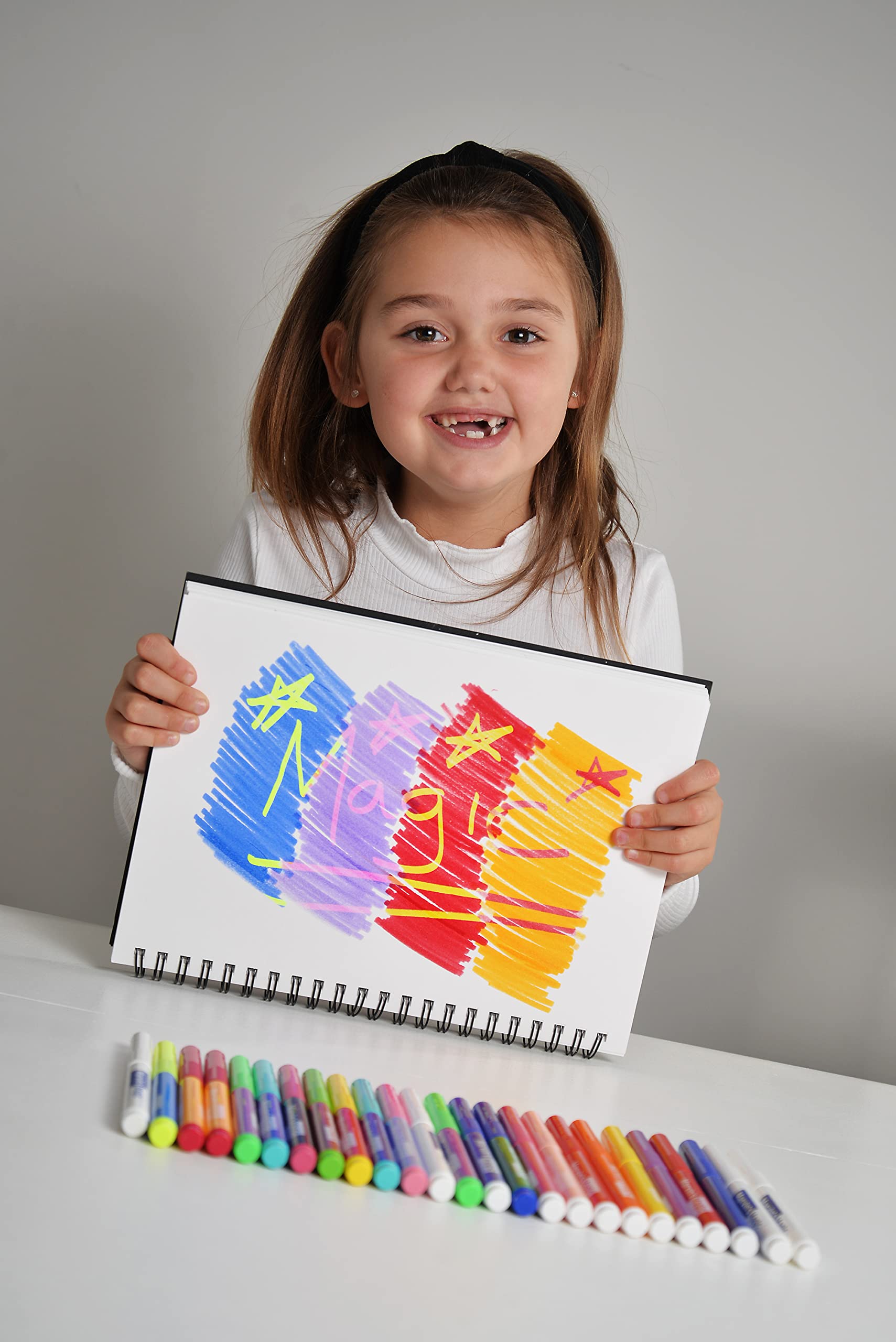 Marvin's Magic mess-free design makes art easy at home or on the go.