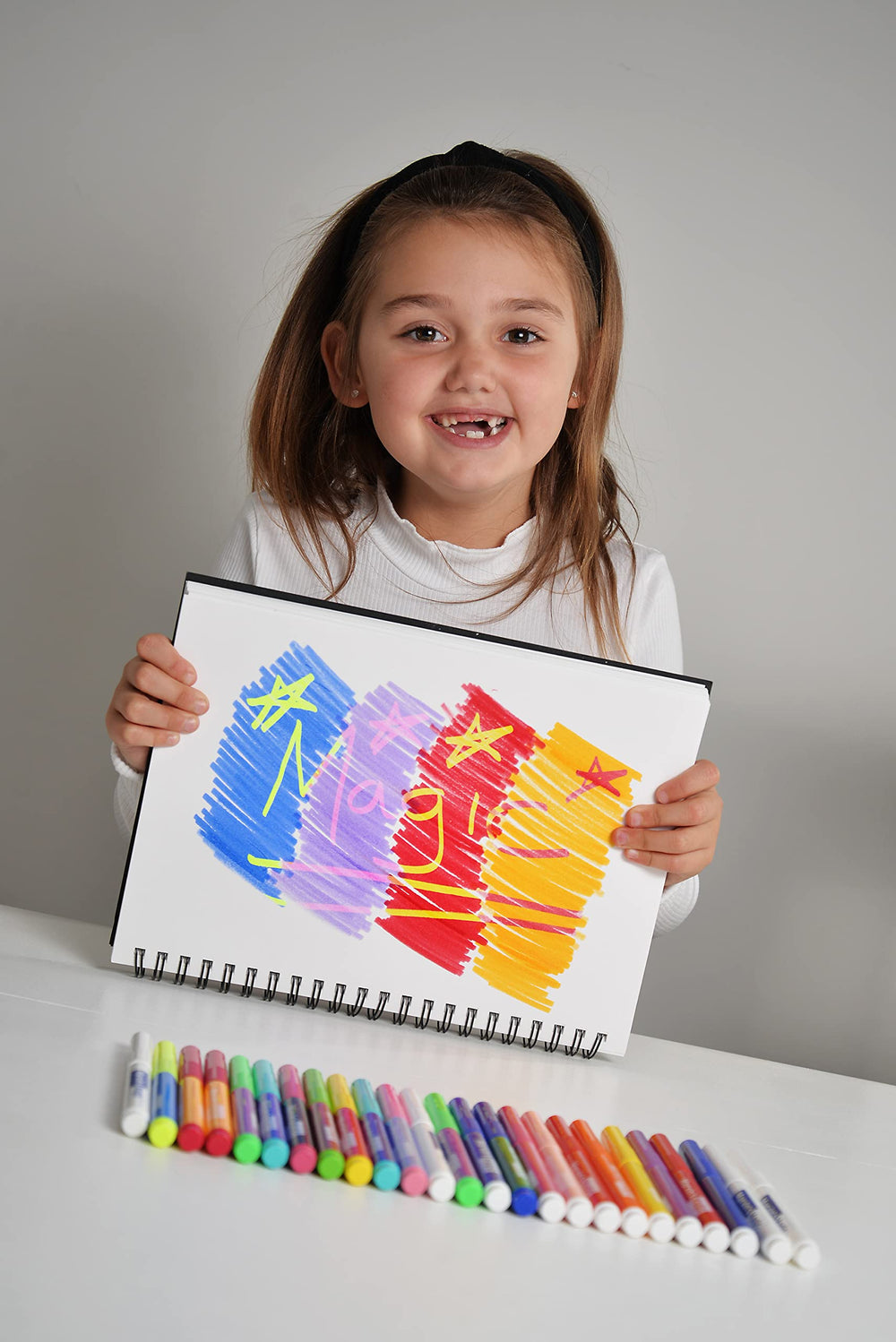 Marvin's Magic mess-free design makes art easy at home or on the go.