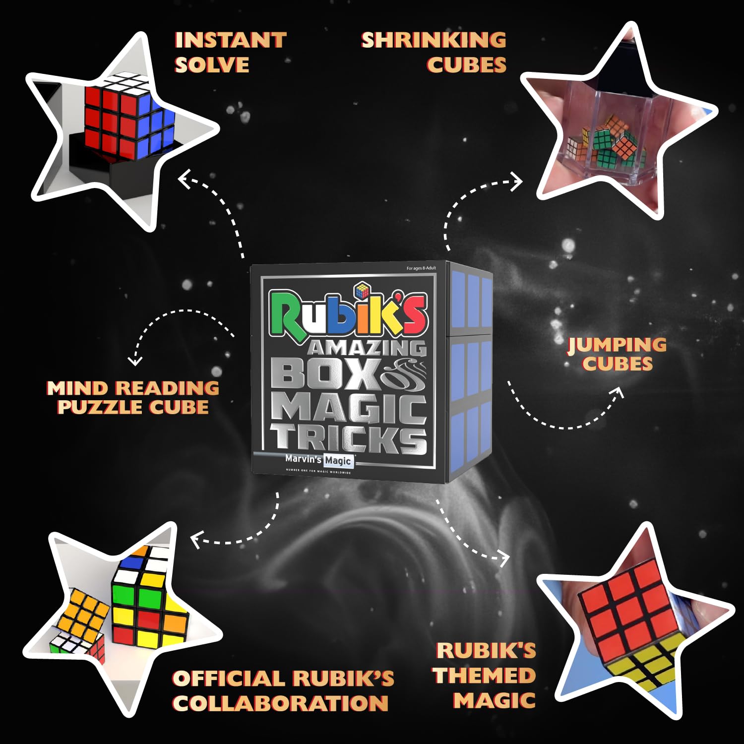 Marvin's Magic Rubik's tricks in action inspire curiosity and hands-on play.