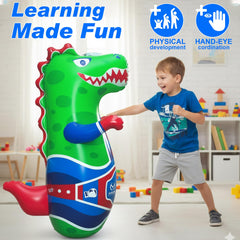 Marwan Sports motor-skills focus; punching bag improves hand-eye coordination through active sessions.