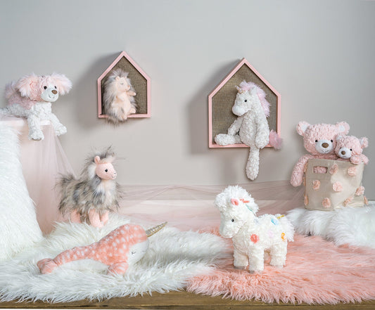Mary Meyer FabFuzz Calliope Pony body in creamy white inviting imaginative play