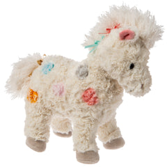 Mary Meyer FabFuzz Calliope Pony face in soft cream with spots, ideal for cozy hugs