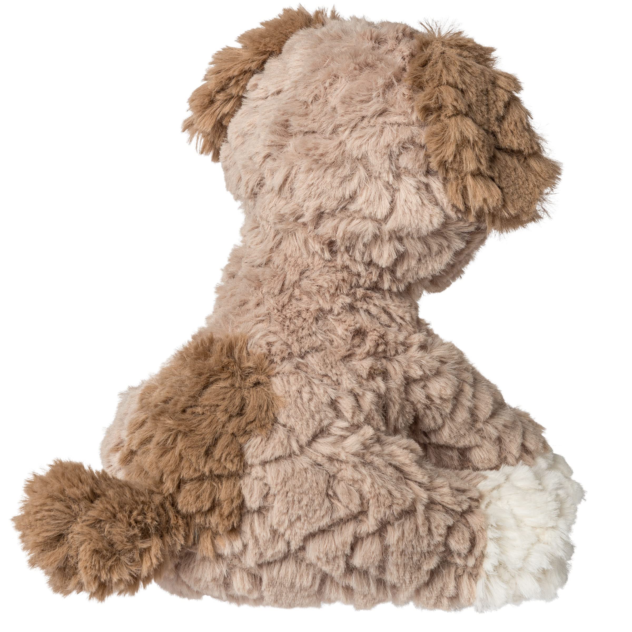 Mary Meyer Frisky Putty Puppy in a 9-inch hug pose for cuddles.