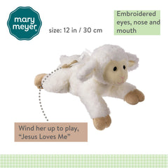 Mary Meyer Melody Lamb baptism gift idea, a timeless christening keepsake for families.