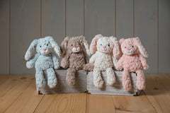 Mary Meyer putty bunny with embroidered eyes and nose for durable, child-friendly detail