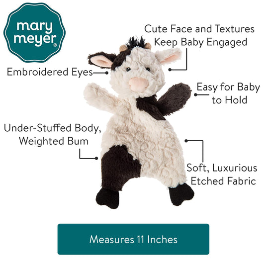 Mary Meyer Putty Cow fabric texture detail for soothing tactile play