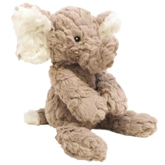 Mary Meyer Putty Elephant weighted bum and feet provide a comforting, grounded feel.