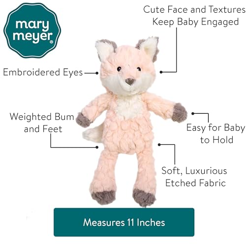 Mary Meyer Putty Fox plush with ultra-soft fabric for cozy cuddles