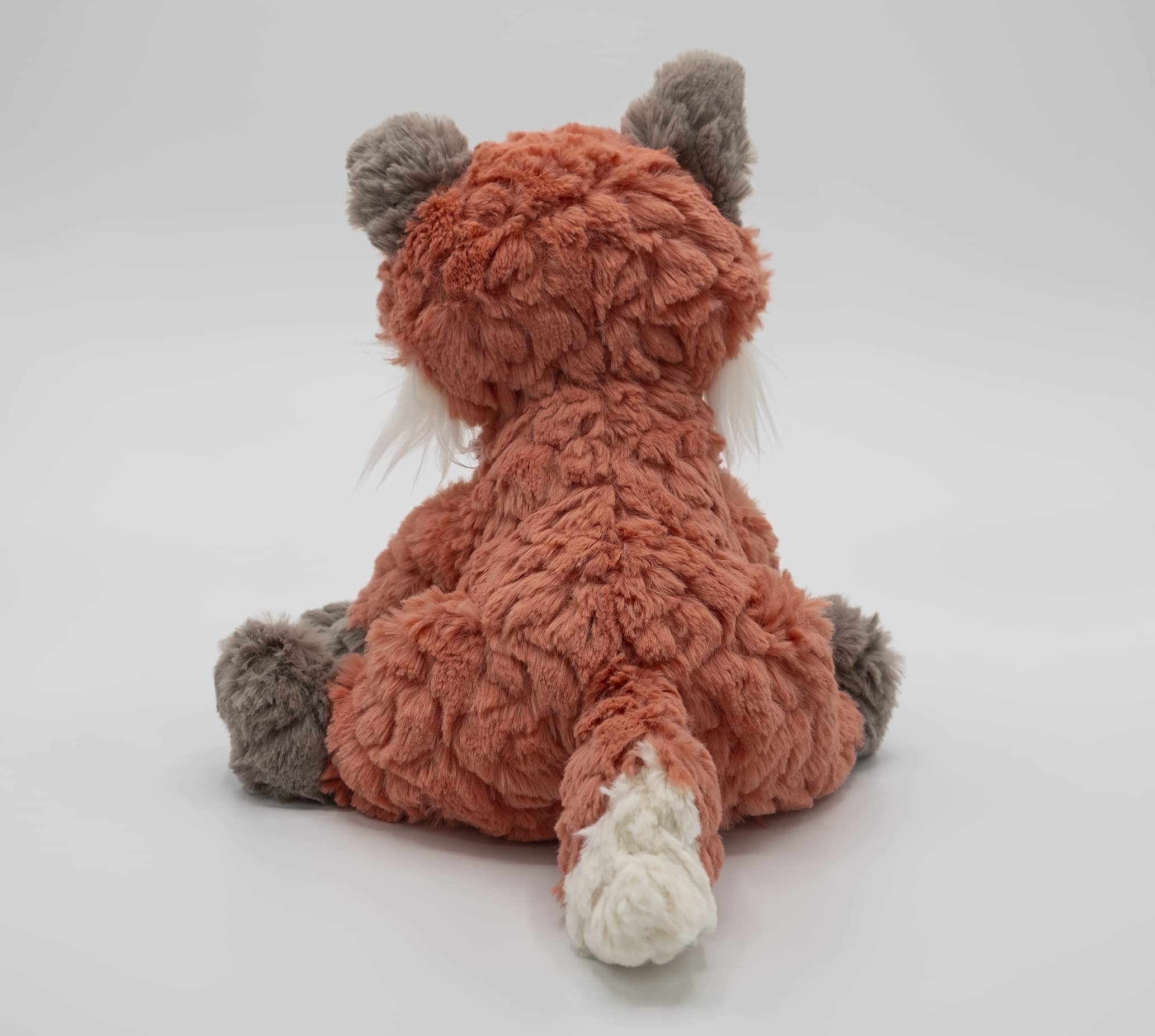 Mary Meyer Putty Fox weighted bum supports realistic hugging weight.