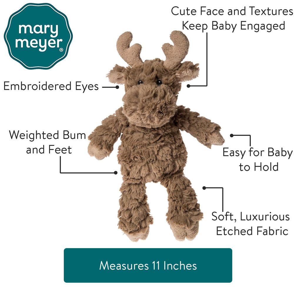 Mary Meyer Putty Moose machine washable for easy care