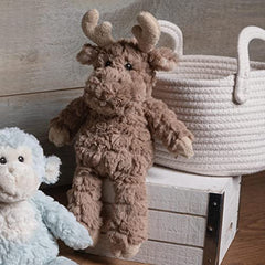 Mary Meyer Putty Moose weighted bum and feet for comforting heft