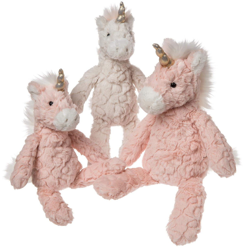 Mary Meyer Putty Unicorn cream fabric for gentle touch