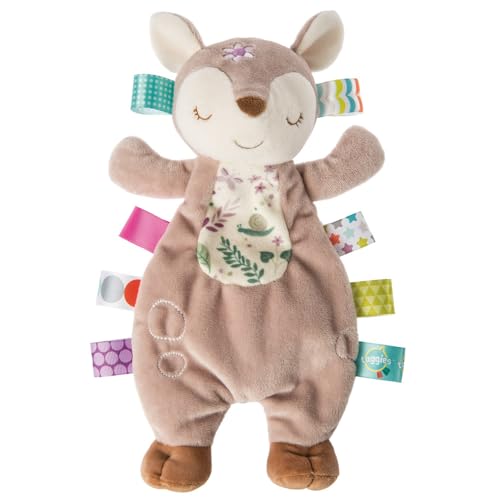 Flora Fawn Lovey pairs with blankets and rattles for gifts.