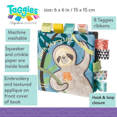 Mary Meyer Taggies machine washable, cold water care, air dry.