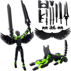 Masijssa T13 3D action figure out of box, ready to pose and play.