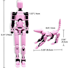 Masijssa T13 Titan 13 figure side pose highlighting flexible joints for dynamic display.