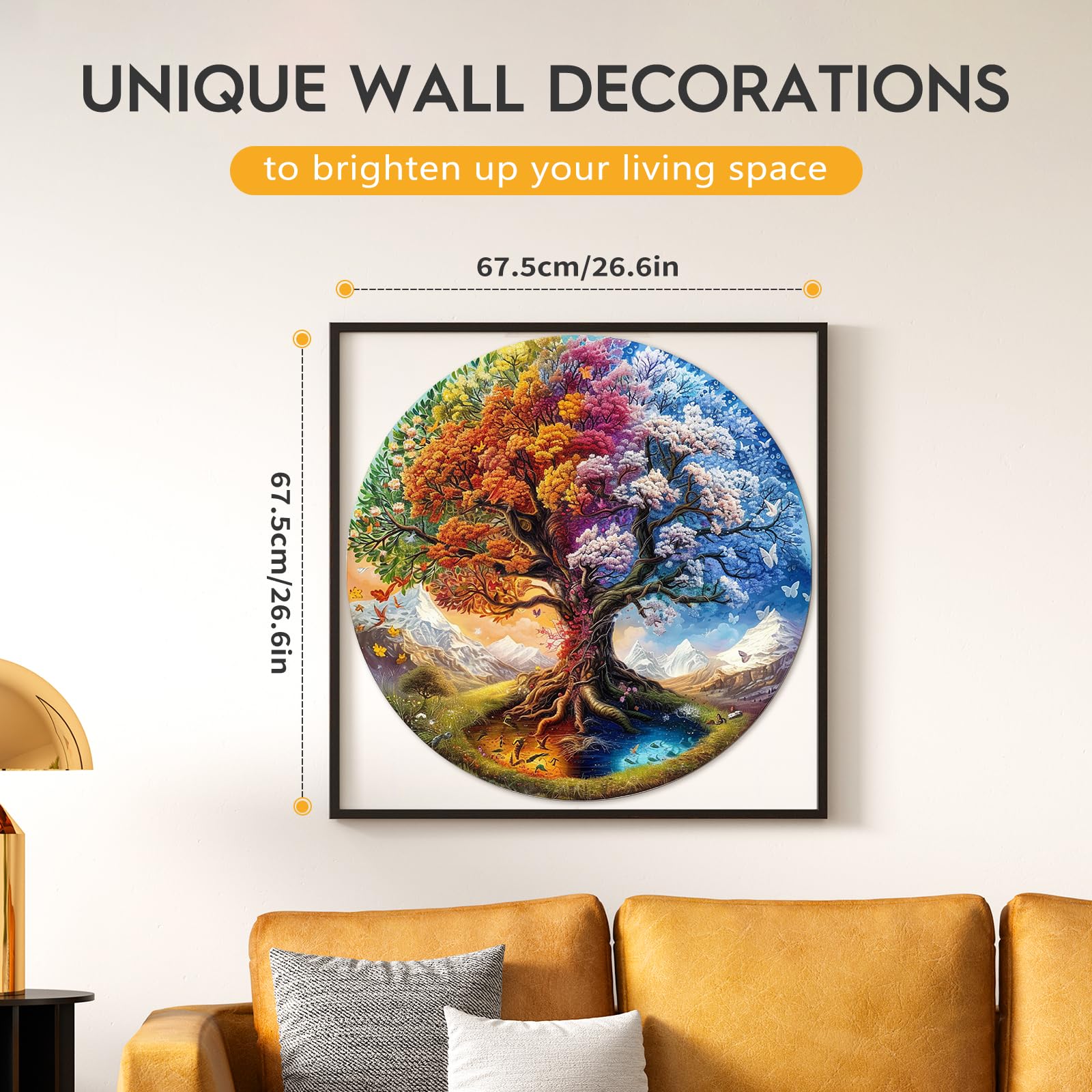 Massersuon puzzle HD matte finish highlights vivid details without glare.