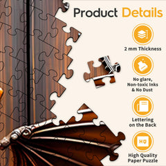 Masseruon poster included helps guide assembly and display.