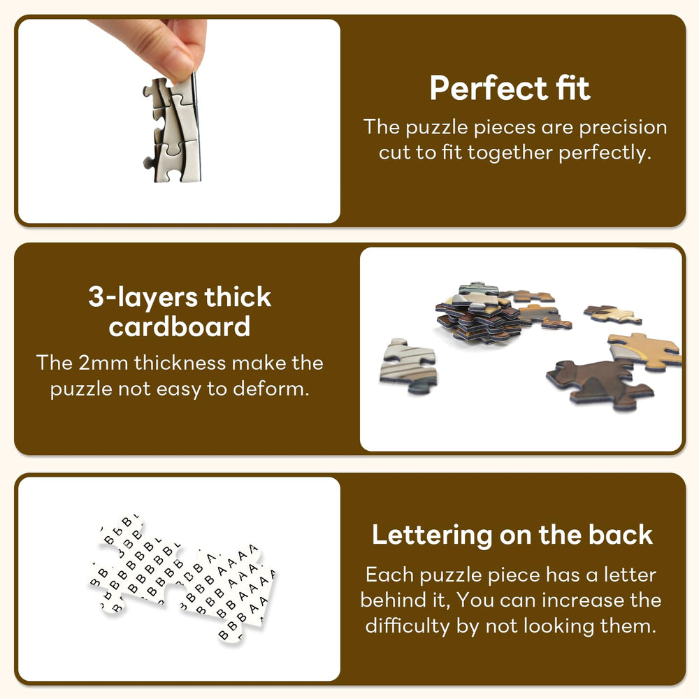 Masseruon gift-ready packaging makes this puzzle a thoughtful birthday or holiday gift.