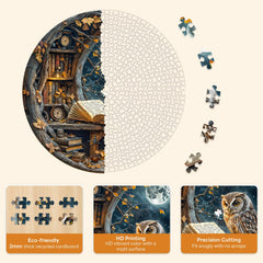masseruon round-design puzzle provides a unique, refreshing challenge for puzzle lovers.