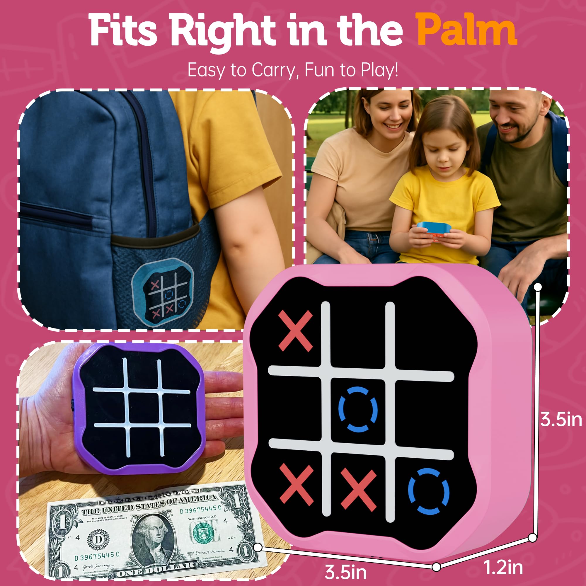 MASSRT educational toy boosts memory, logic, and focus through play in pink