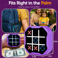 MASSRT purple gift Tic Tac Toe for kids and adults