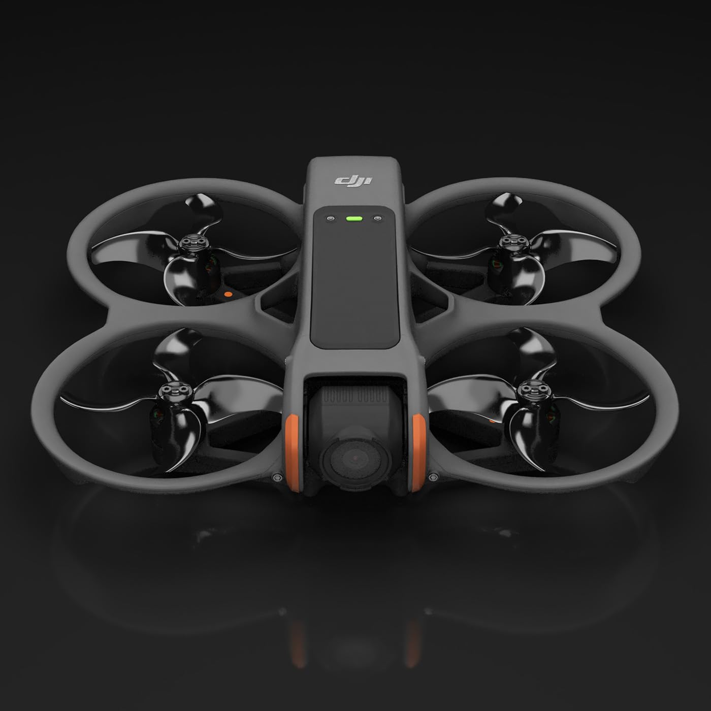Master Airscrew Stealth propellers for DJI Avata 2, top-down view, efficient performance and extended flight.
