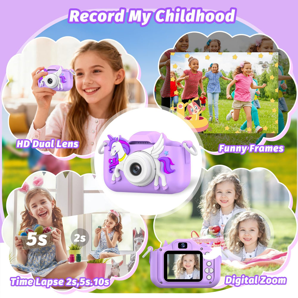 Masterbee Kids Camera captures 1080p video for vivid moments during play
